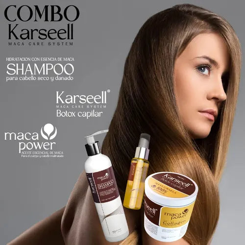 Pack Karseell Profesional: Shampoo Botox y Aceite de Argán