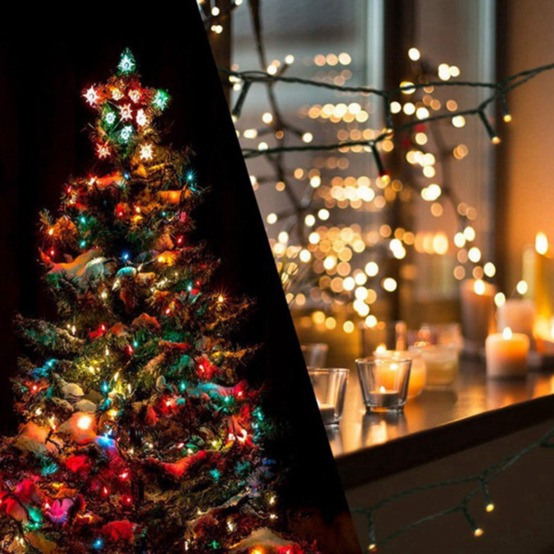 Luces solares navideñas de 17 metros y 170 led.