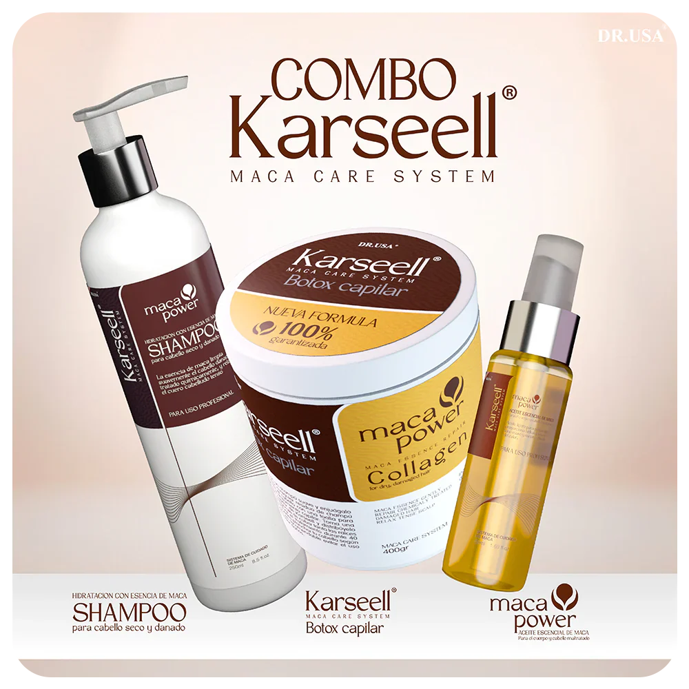 Pack Karseell Profesional: Shampoo Botox y Aceite de Argán