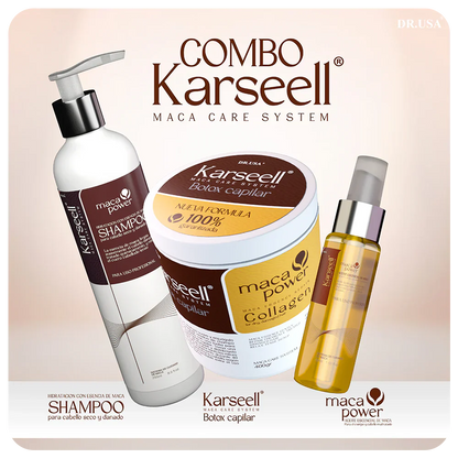 Pack Karseell Profesional: Shampoo Botox y Aceite de Argán