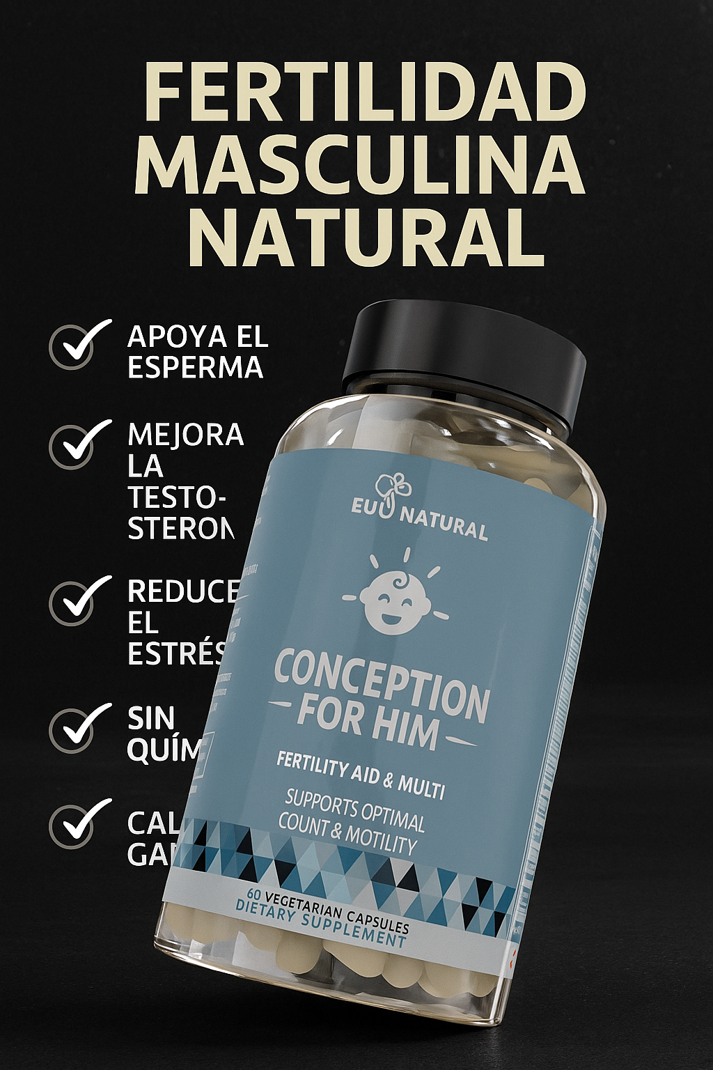 “Conception For Him® Potencia tu fertilidad, energía y vitalidad