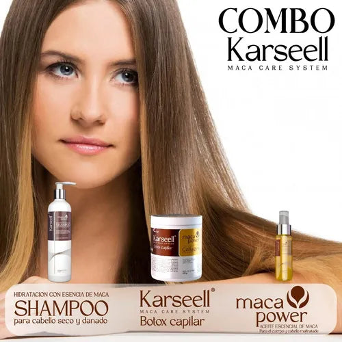 Pack Karseell Profesional: Shampoo Botox y Aceite de Argán