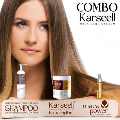 Pack Karseell Profesional: Shampoo Botox y Aceite de Argán