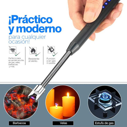 Chispero Encendedor Flexible Carga USB