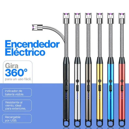 Chispero Encendedor Flexible Carga USB